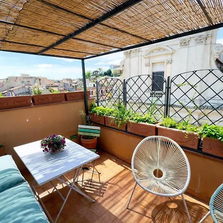 Panoramic Terrace Trastevere Apartment, With Amazing View Appartement
